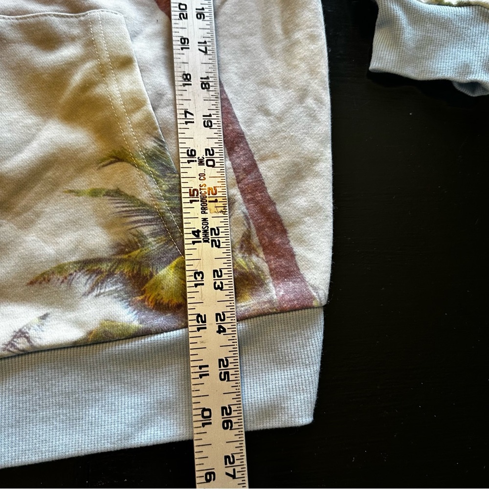 NWT FOREVER 21 XL Palm Tree Print Hoodies Matching Set Halloween Cruise - Picture 5 of 9